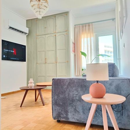 Stylish Artistic Flat With View, Three Min To Metro Lägenhet Aten Exteriör bild